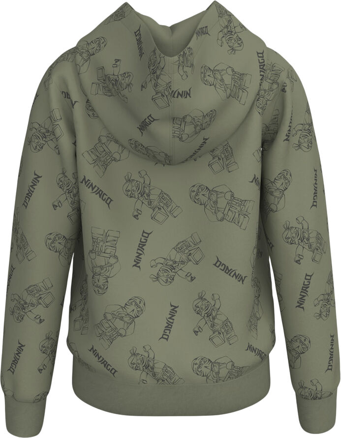 LEGO kidswear-LEGO børnetøj M12010654 - SWEAT HOODIE Light olive green