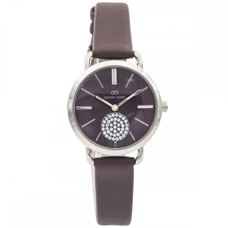 Montre Femme GIORGIO bracelet Cuir Violet