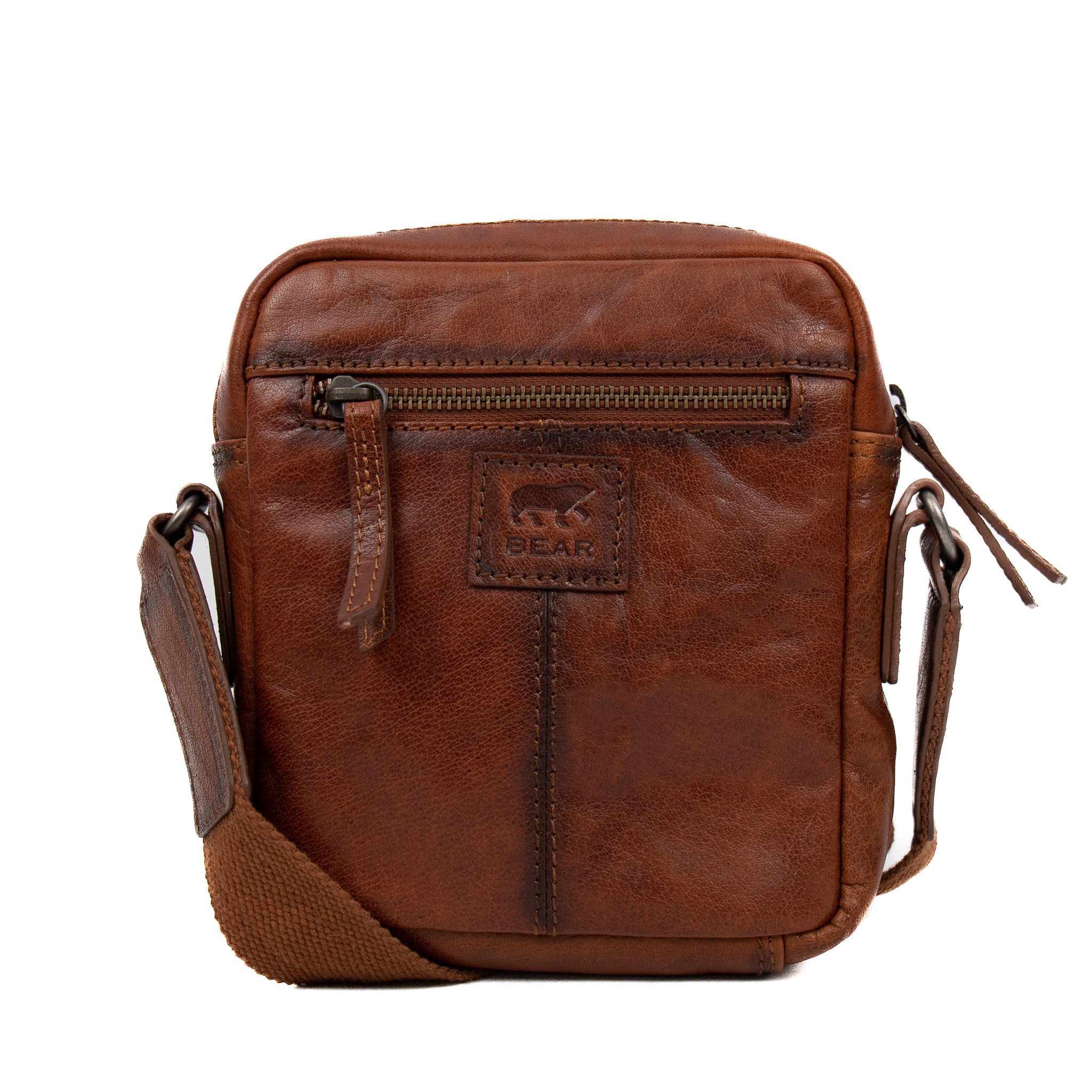 Bear Design Andora Schoudertas Harry Cognac AD43289