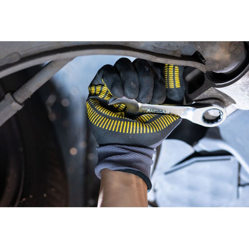 Clé mixte courte à cliquet anti-slip STANLEY Fatmax