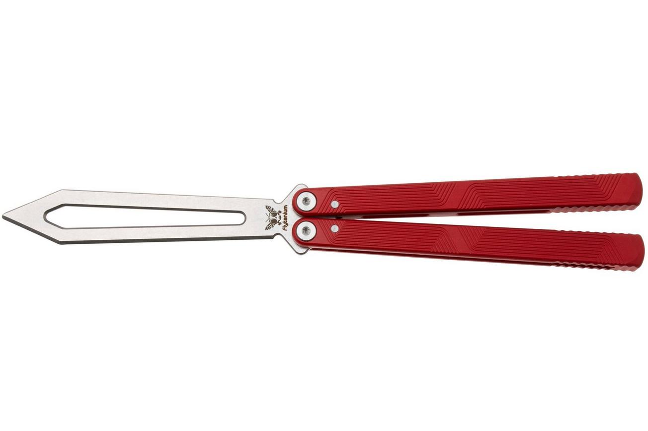 Flytanium Zenith Trainer 2.0 1385LRS Stonewash, Lava Red Aluminum, vlindermes trainer