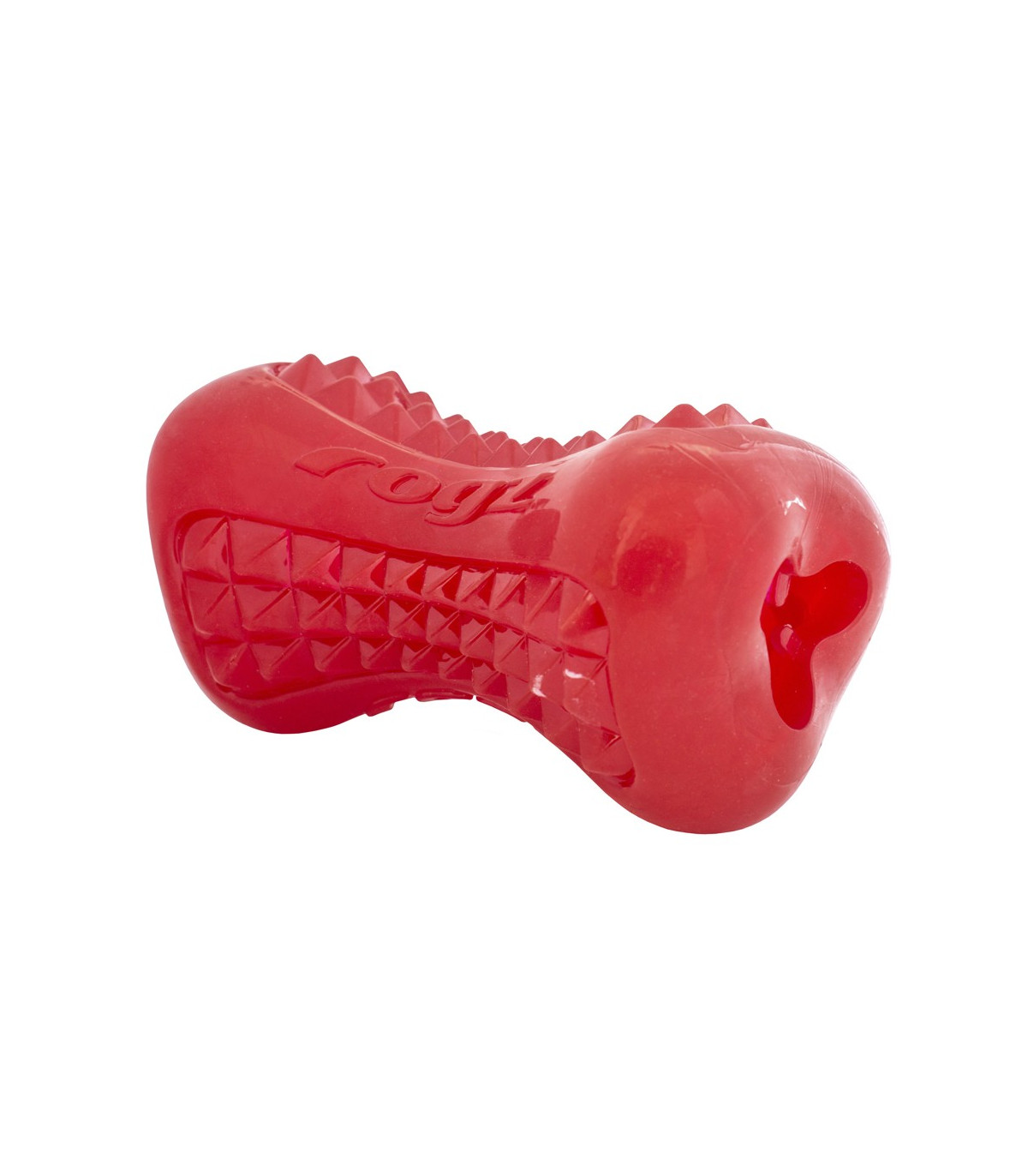 Osso de brinquedo vermelho Rogz Yumz para cães