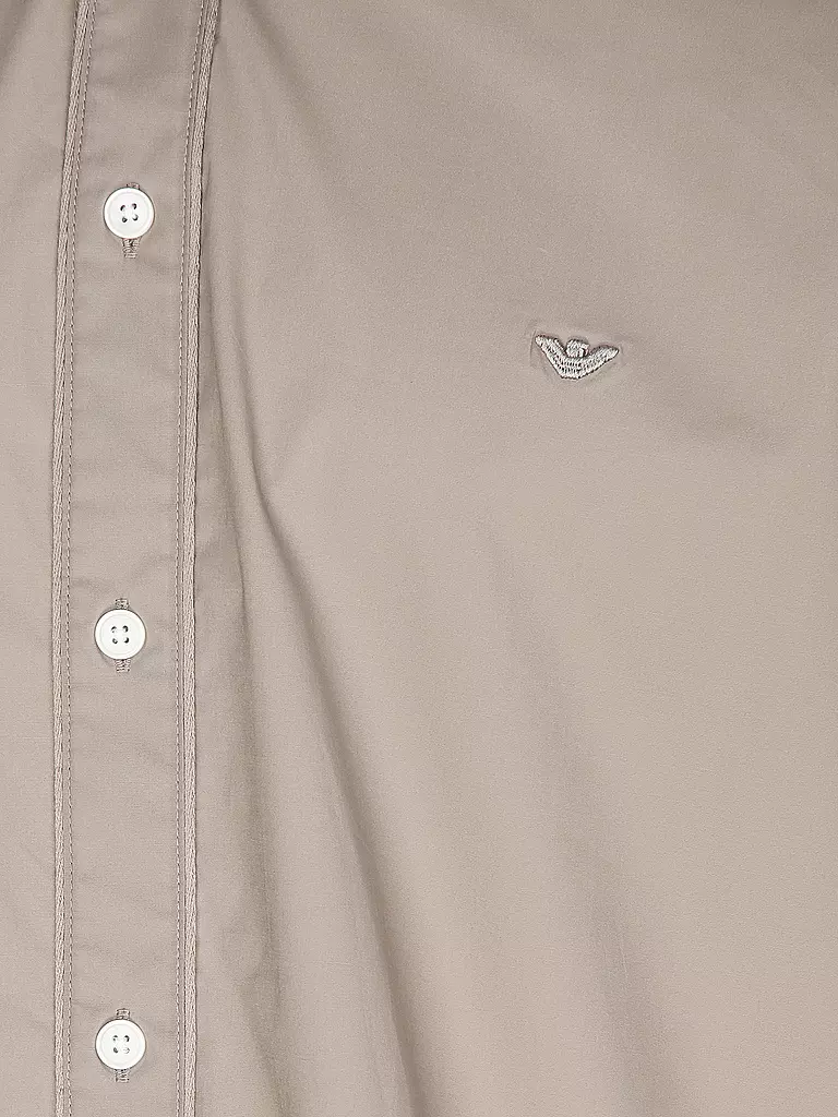 EMPORIO ARMANI Hemd Slim Fit beige