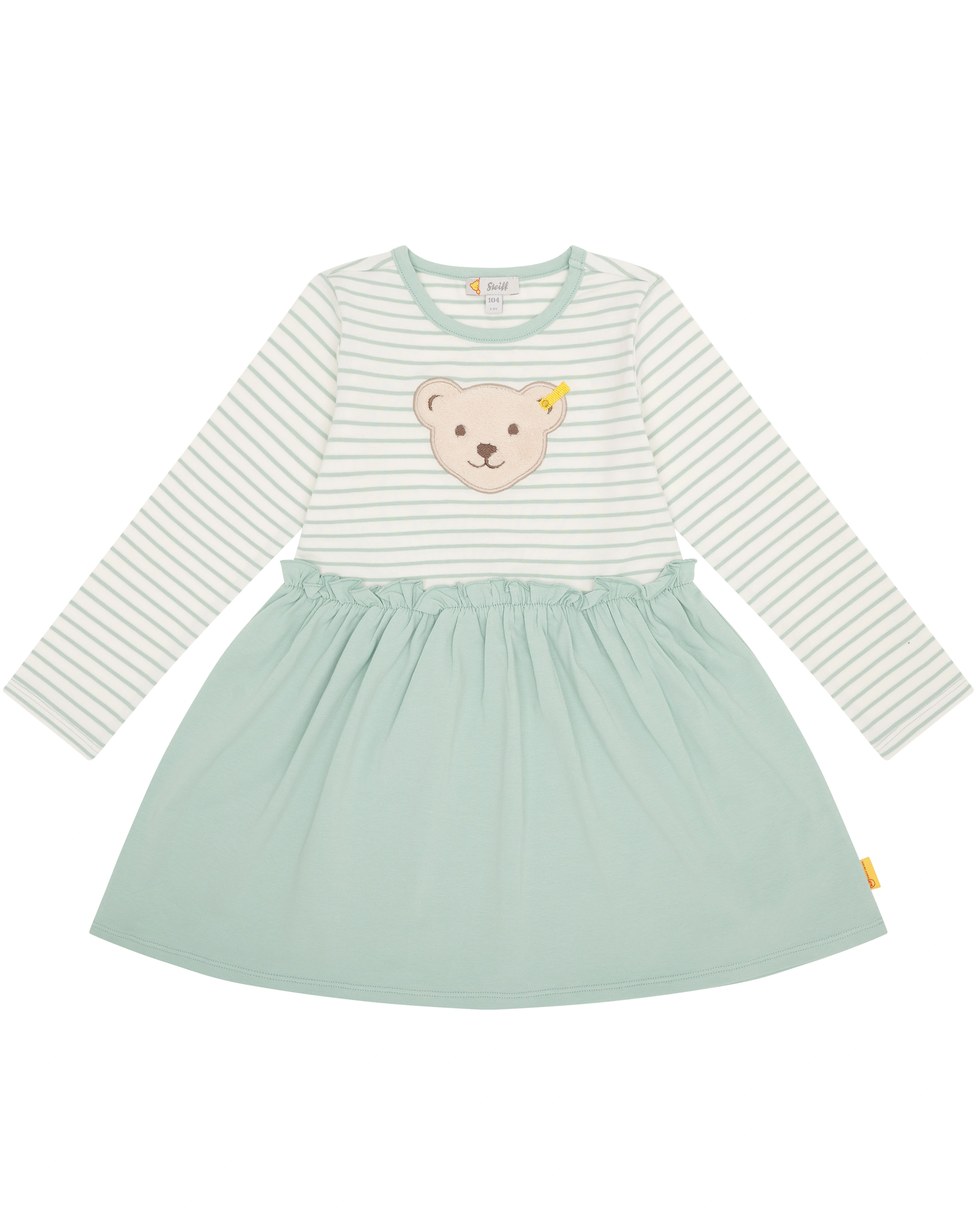 Langarm-Kleid CILLY gestreift in harbor gray