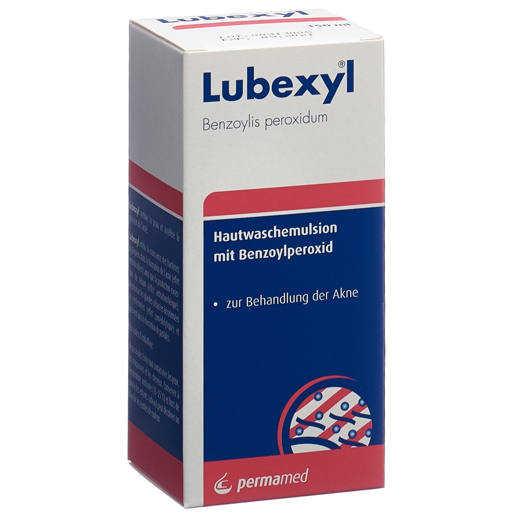 LUBEXYL Emuls 40 mg/ml Fl 150 ml<br>150 ml, Flasche, Suspension zur Anwendung auf der Haut
