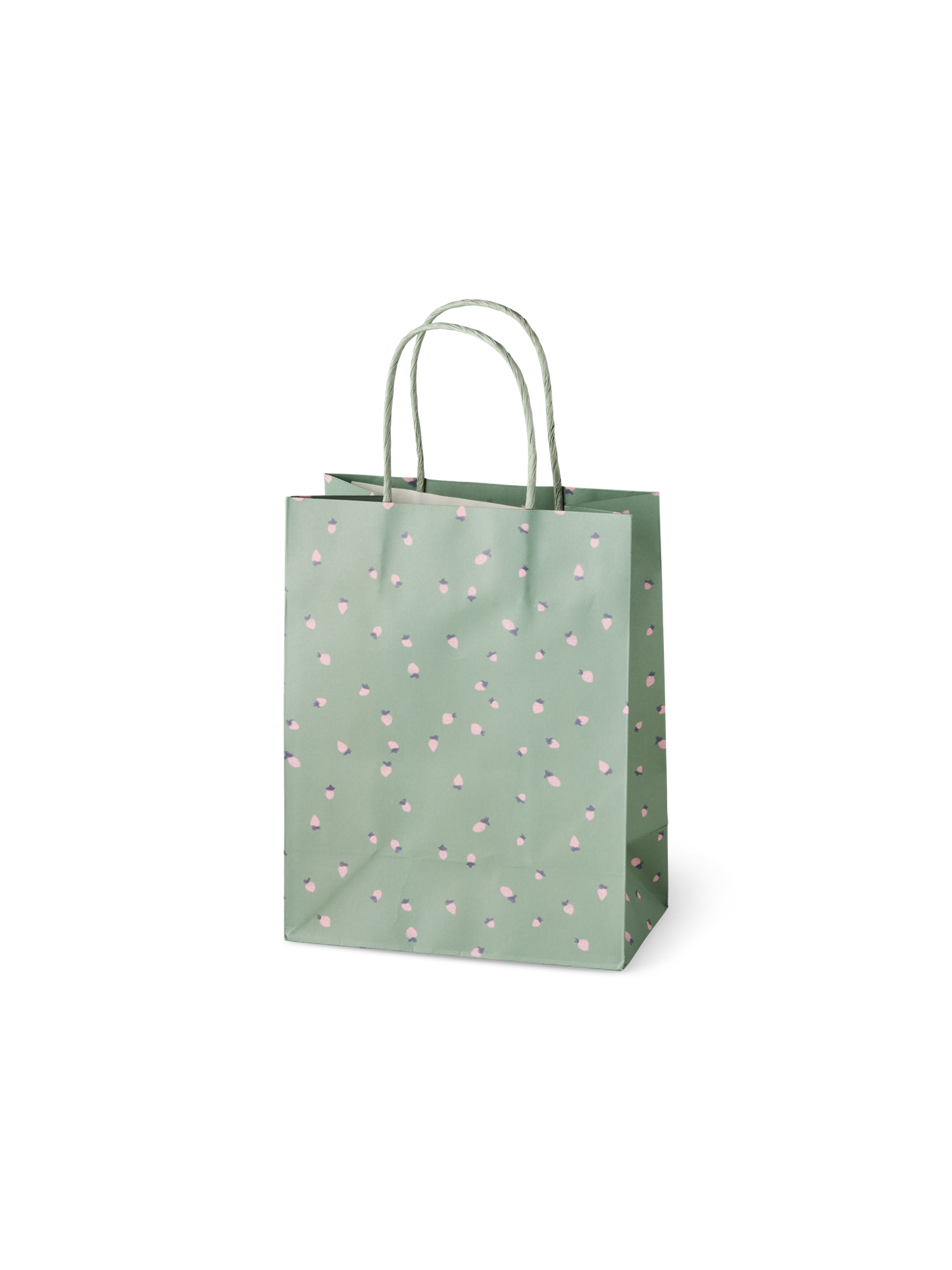 Gavepose | Papir. 18 x 10 x 22,7 cm. | Moss Green