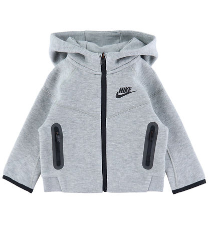 Nike Sweatset - Cardigan/Jogginghosen - Grey Heather