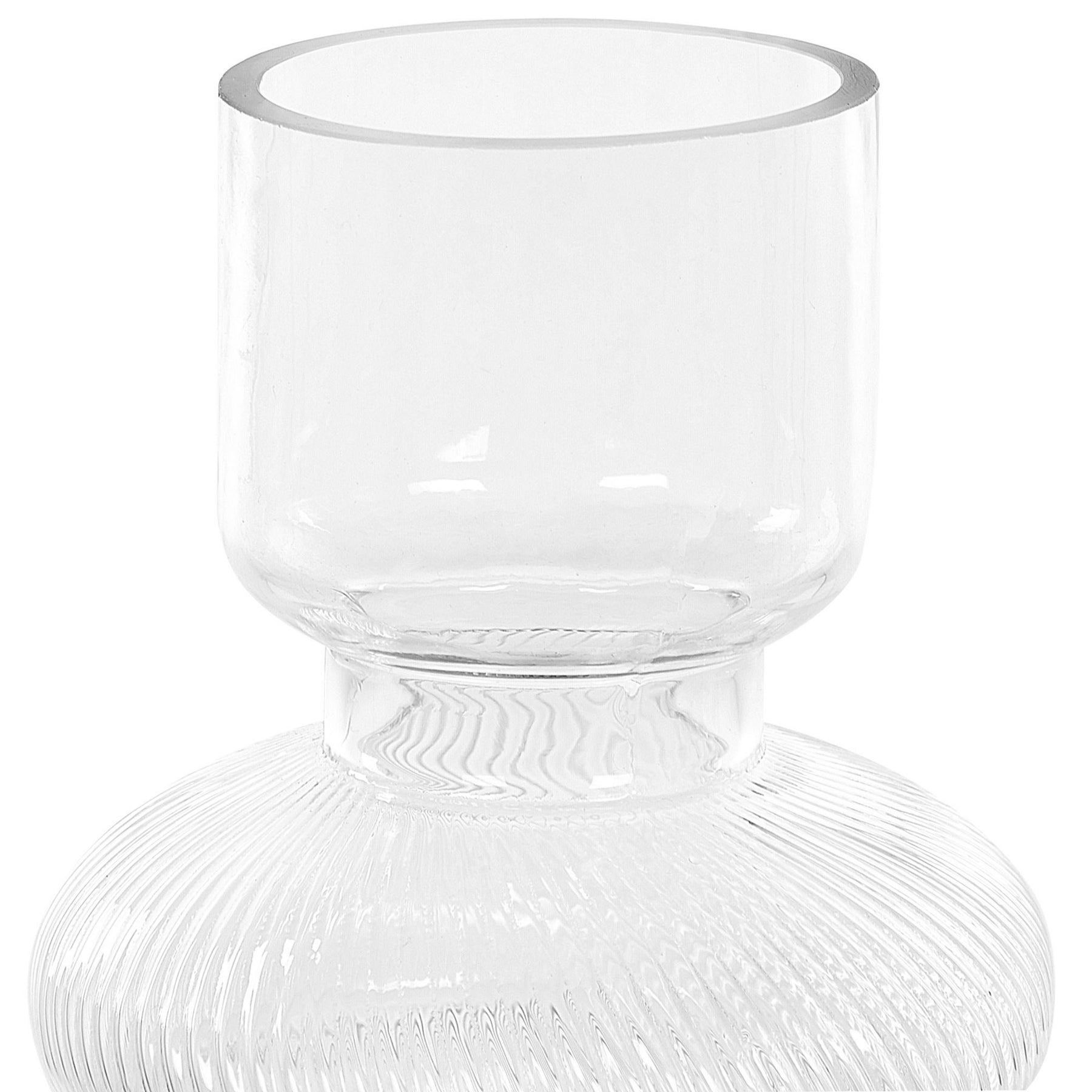 Beliani - RODIA - Decoratieve vaas - Transparant - Glas