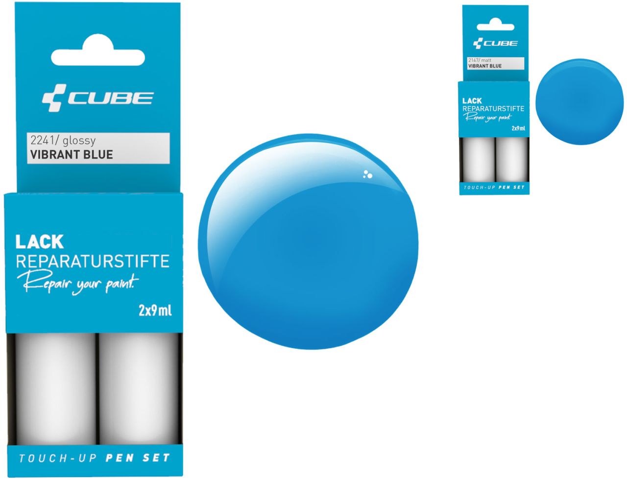 Cube Lackreparaturstift Set VIBRANT BLUE kaufen | Bike-Discount
