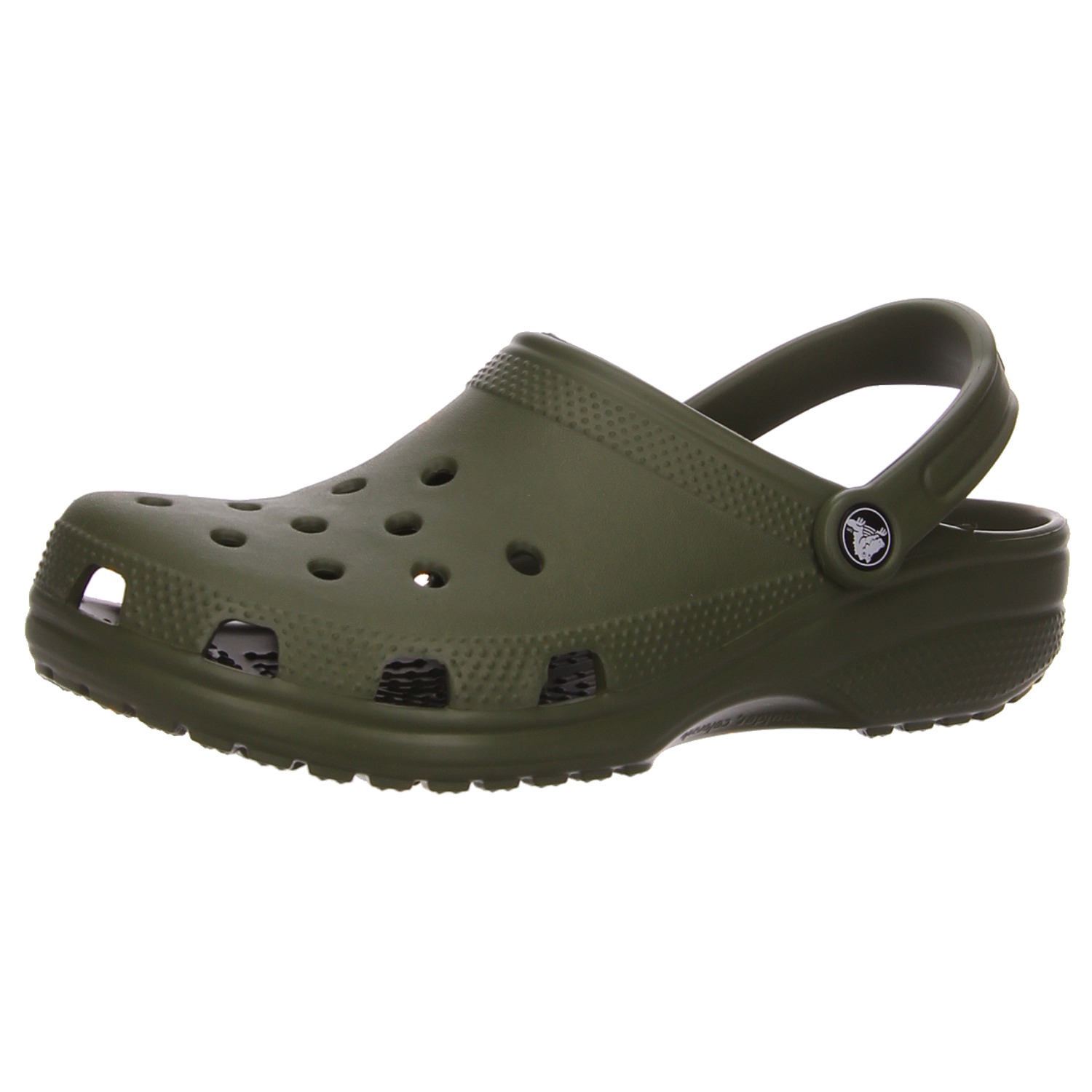 Crocs Pantolette dunkelgrün grün