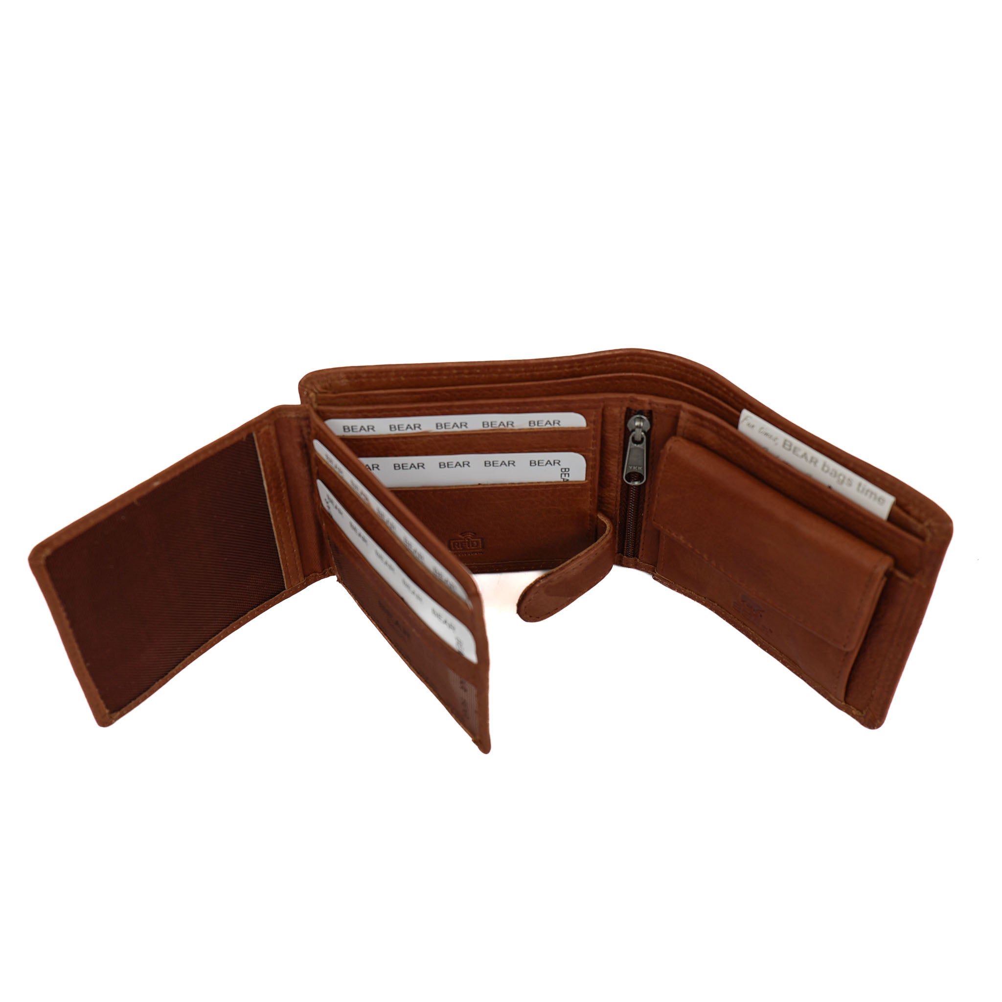 Billfold 'Boaz' cognac COGNAC