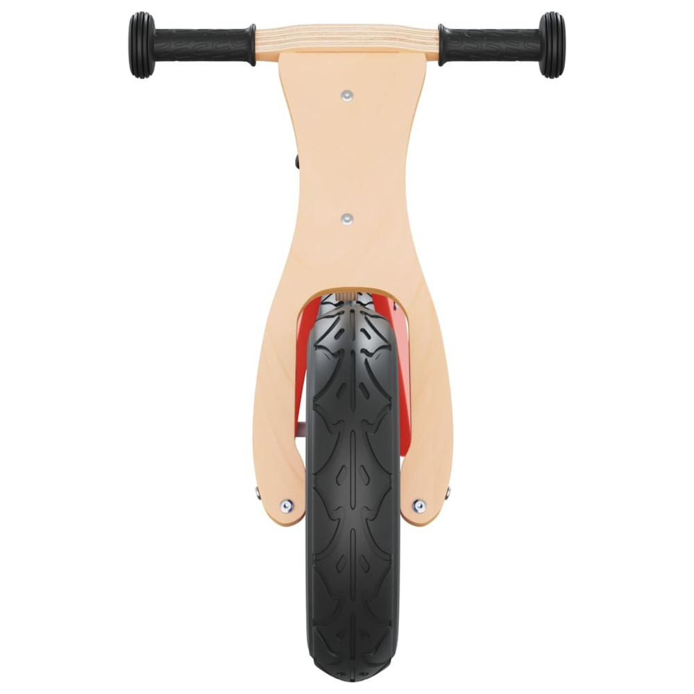 Vélo d'équilibre pour enfants avec pneus pneumatiques rouge