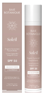 Baie Botanique Soleil Organic Sunscreen Face & Body 110GR