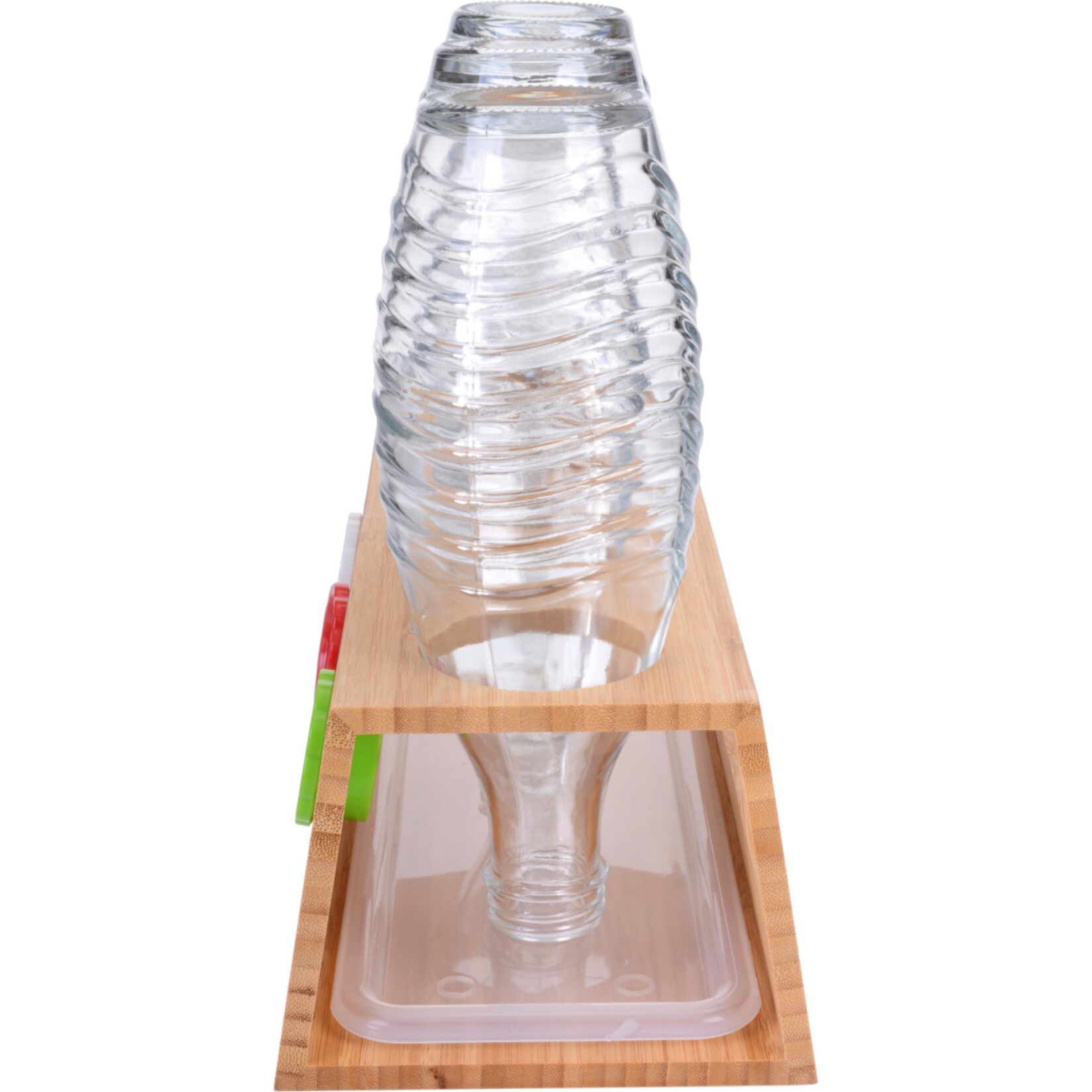 GRÄWE Bambushalter für 3 Sodastream-Flaschen
