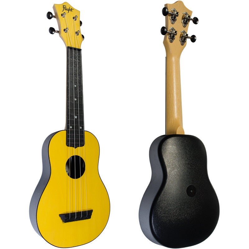 Flight Travel Series TUS35 Yellow sopraan ukelele met gigbag