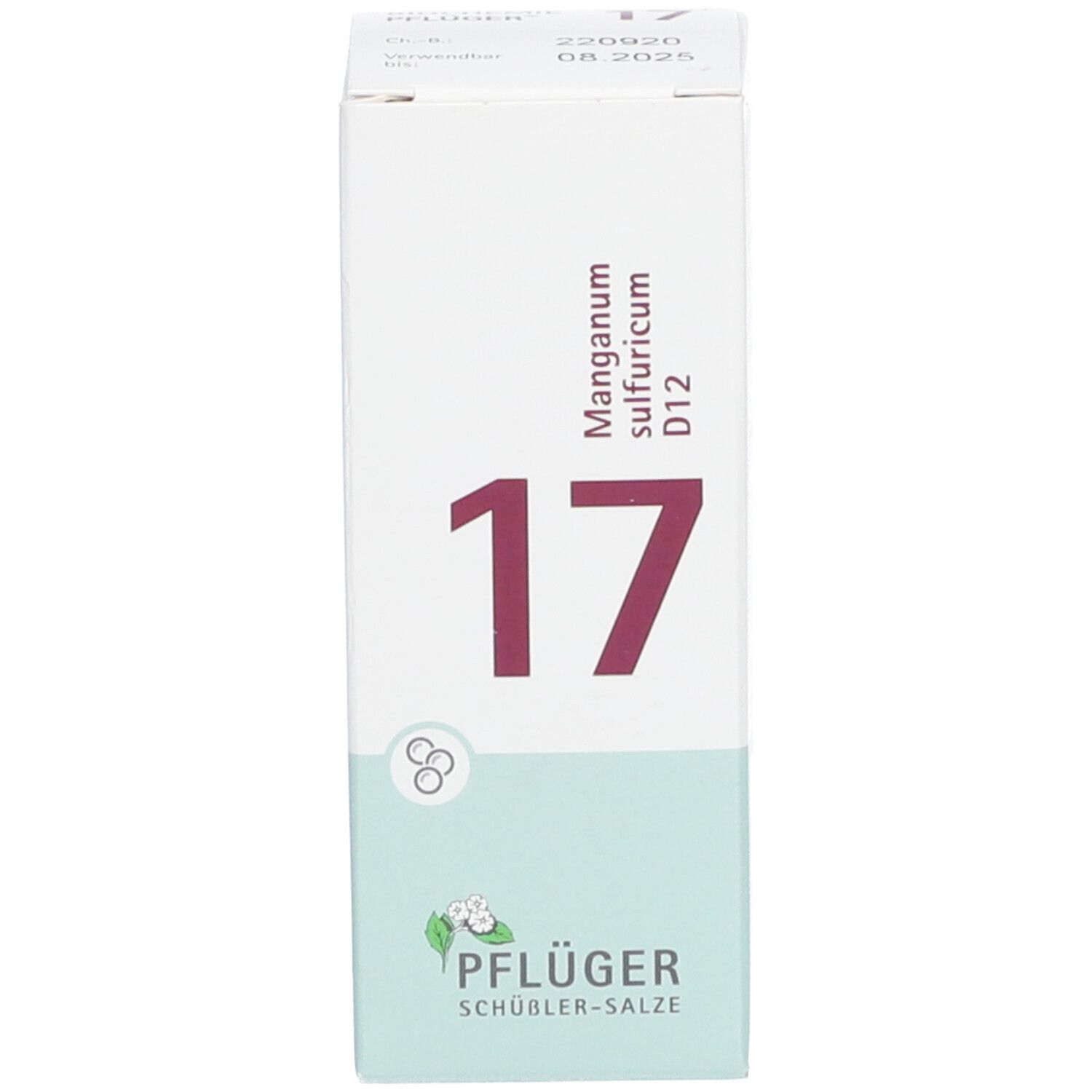 BIOCHEMIE PFLÜGER® Nr. 17 Manganum sulfuricum D12