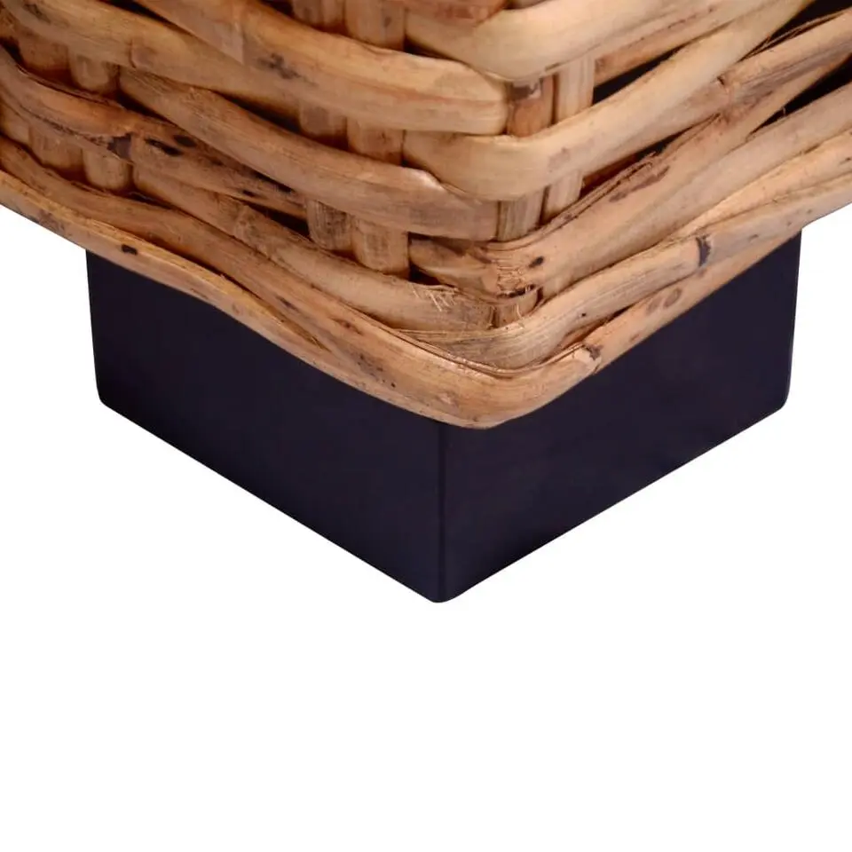 vidaXL - Tuinbank - Wit - Rattan