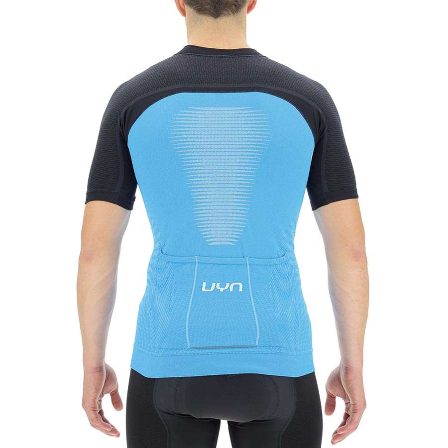 UYN Granfondo Fietsshirt Korte Mouwen Blauw/Grijs Heren