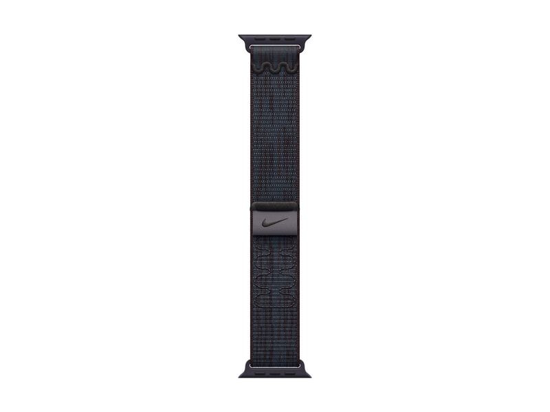 Apple Nike Sport Loop 46 mm Schwarz/Blau Armband zu Apple Watch 46 mm