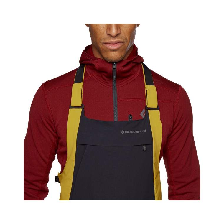 Black Diamond M Recon Stretch Bibs Amber/Black