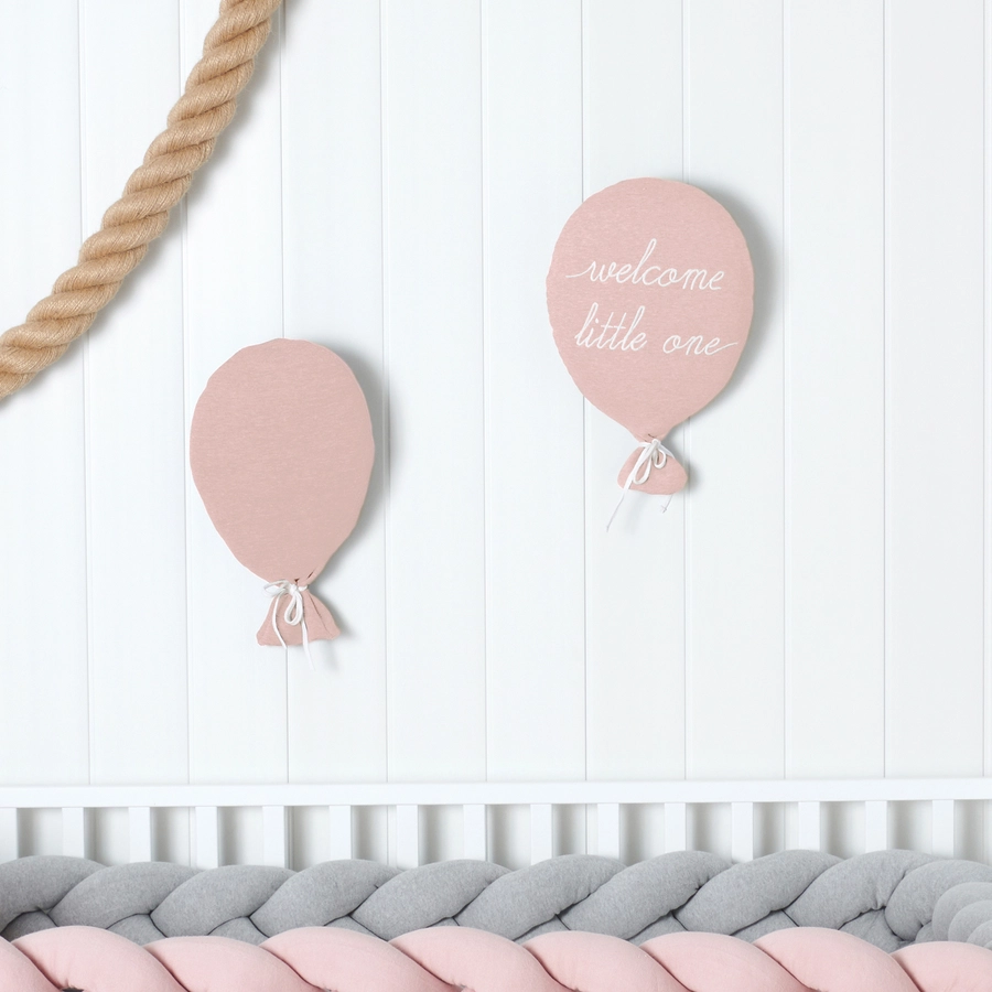 Nordic Coast Company Dekokissen Ballon welcome little one rosa