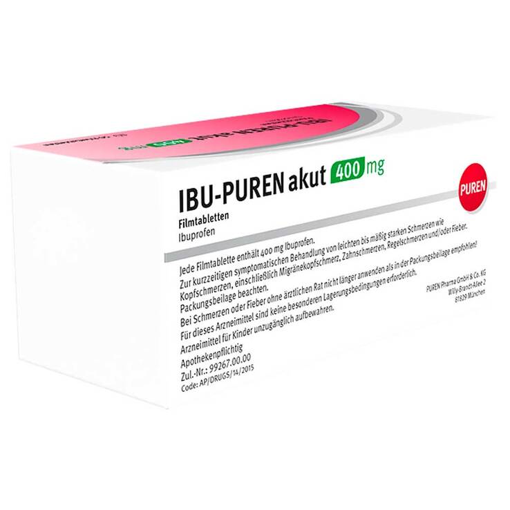 Ibu-Puren akut 400 mg Filmtabletten, 50 St
