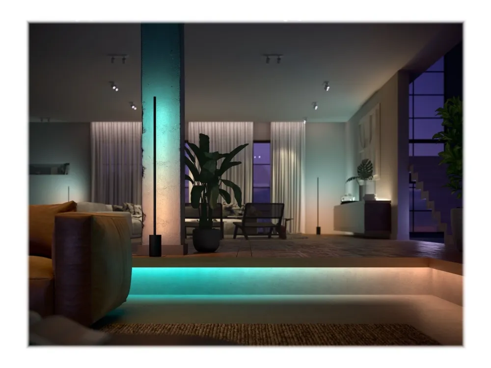 Philips Hue White and Colour Ambiance Gradient - Lysrem - LED - 20 W - 2200-6500 K - 200 cm - hvid