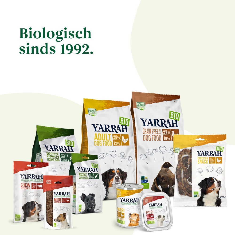 Yarrah biologische kauwstaafjes 33 g 3 stuks