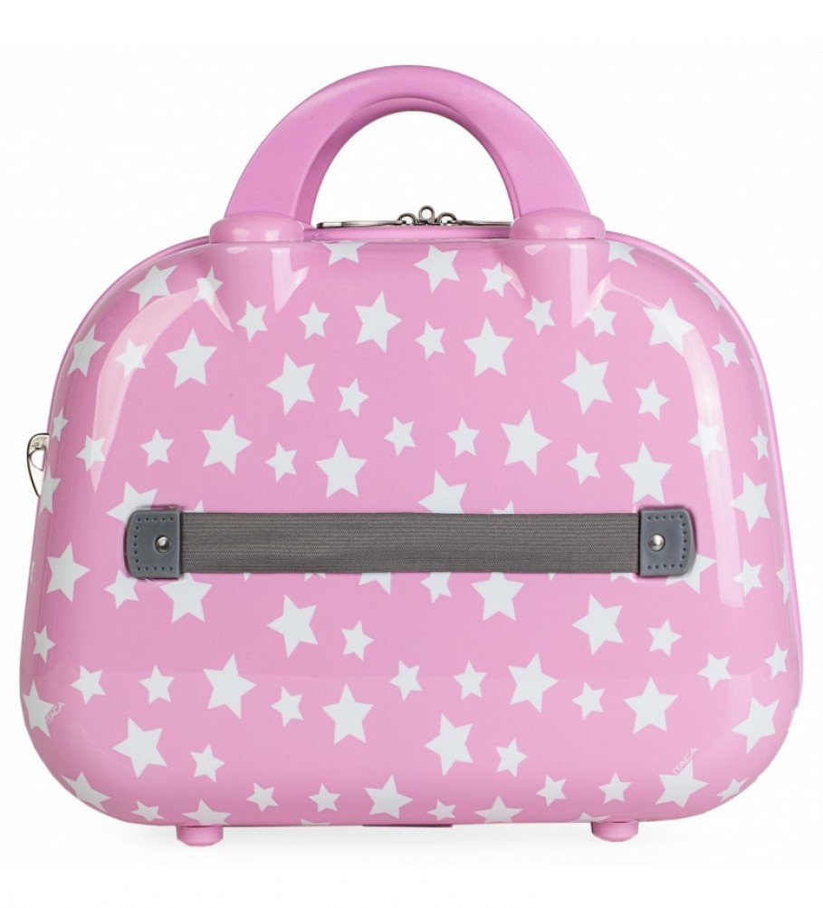 Nécessaire de viagem grande ITACA para crianças e adolescentes, modelo 702435, rosa.