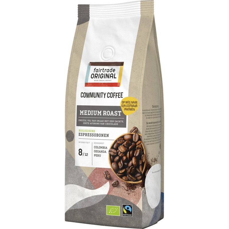 Fairtrade Original Community coffee medium roast bonen