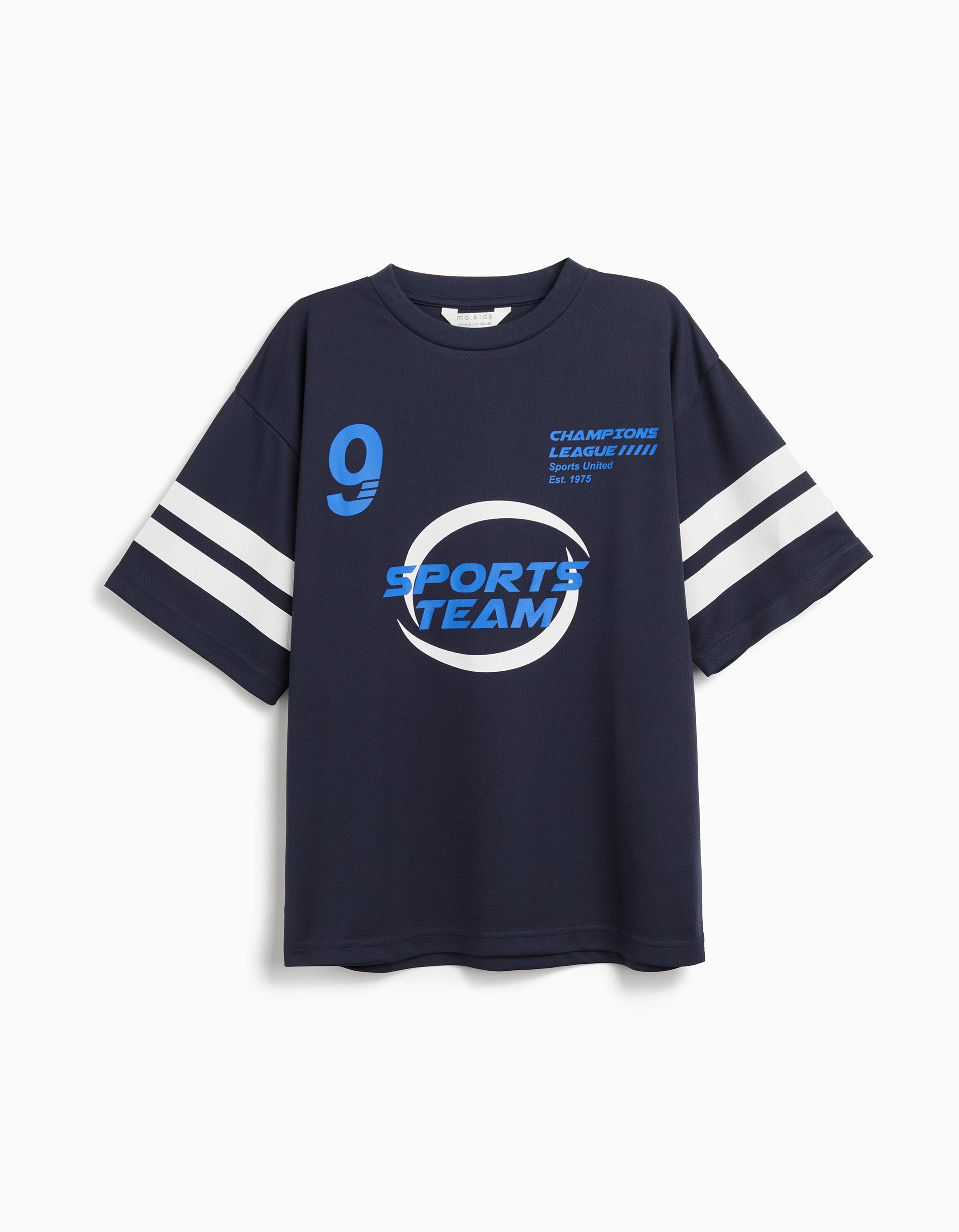 T-shirt Loose, Menino, Azul Escuro