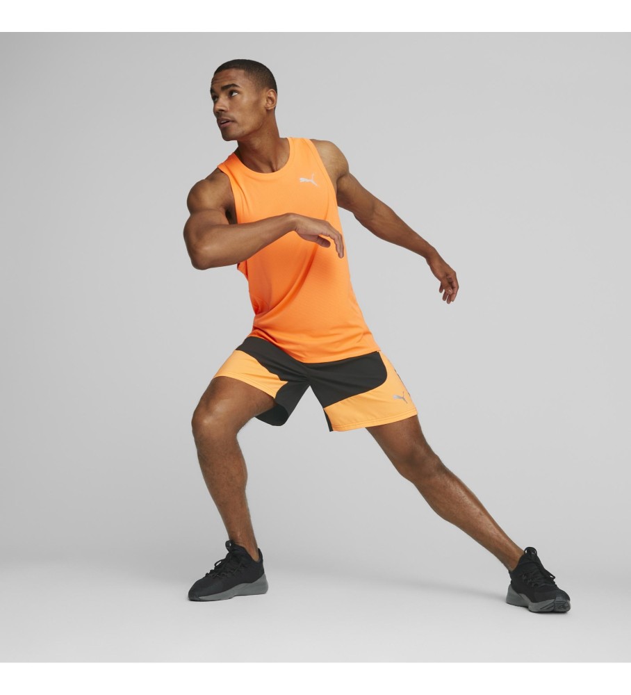 Camiseta laranja favorita da Puma Run