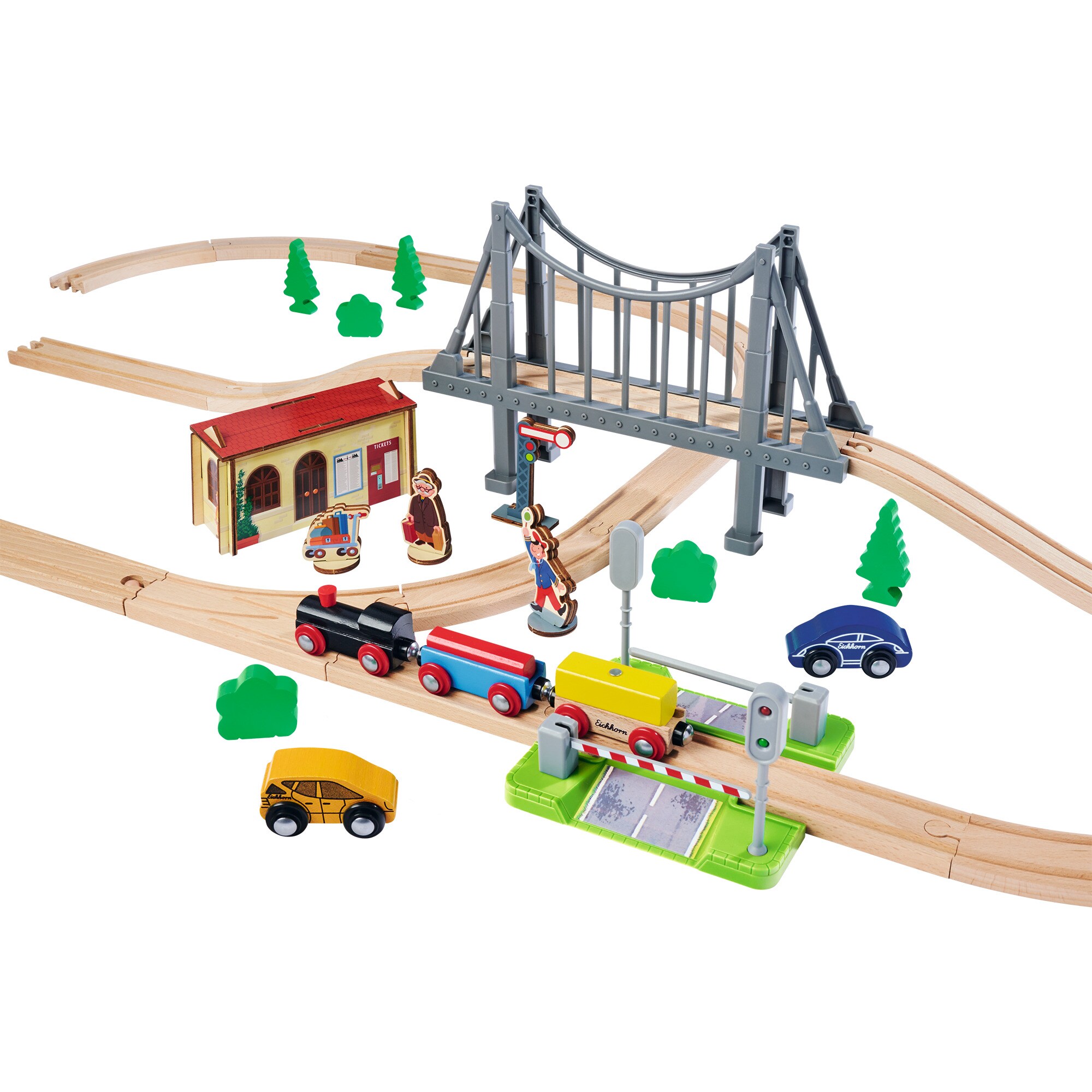 Eichhorn Bahn Bahnset mit Brücke