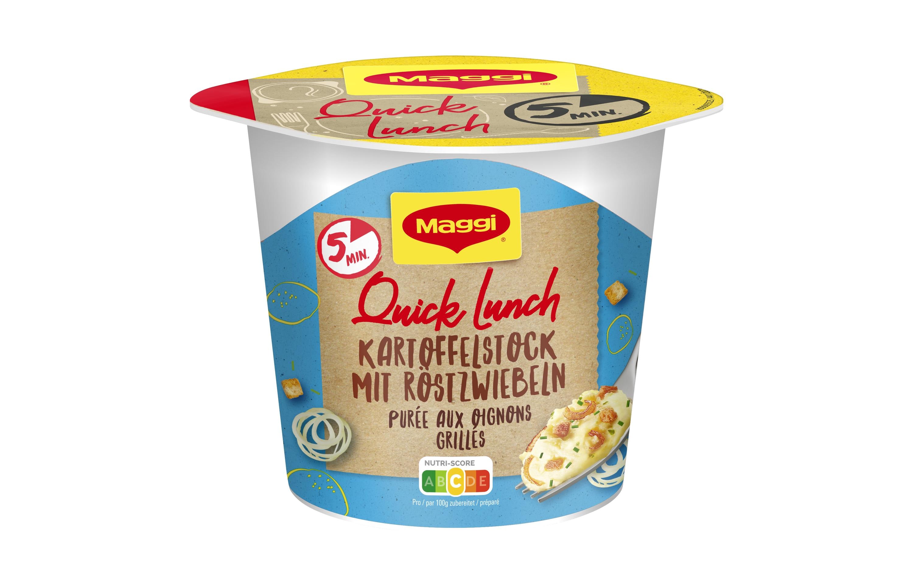 Quick Lunch Kartoffelstock mit Röstzwiebeln 56 gFertiggericht mit Teigwaren