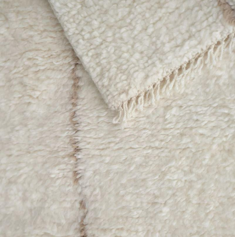 Linie Design Astral Spiral vloerkleed 170x240 zwart