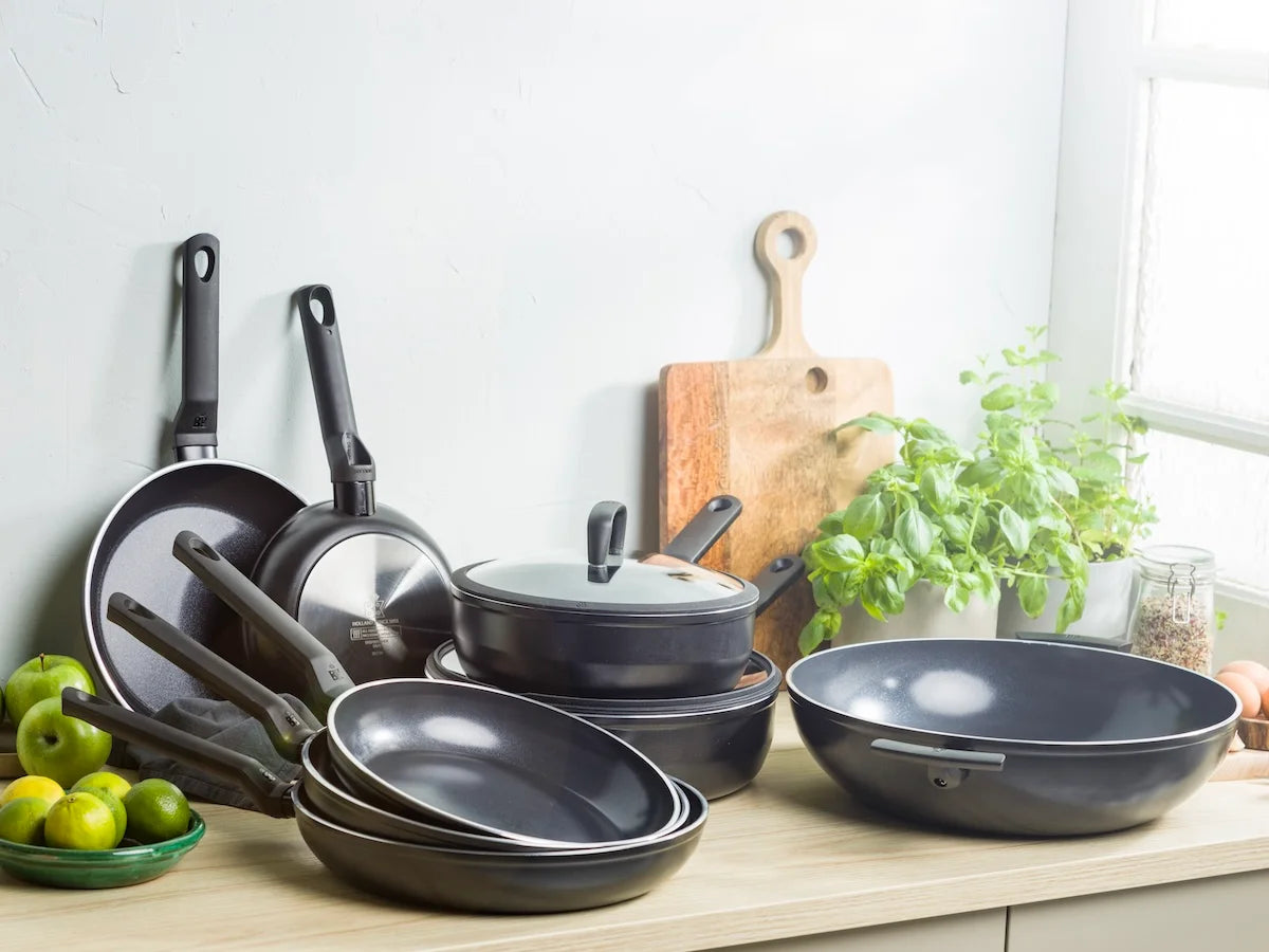 BK Q-linair Master pannenset - 12 delig - RVS