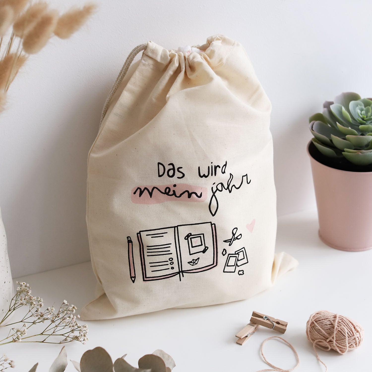 Kleiner Geschenkbeutel „Das wird mein Jahr