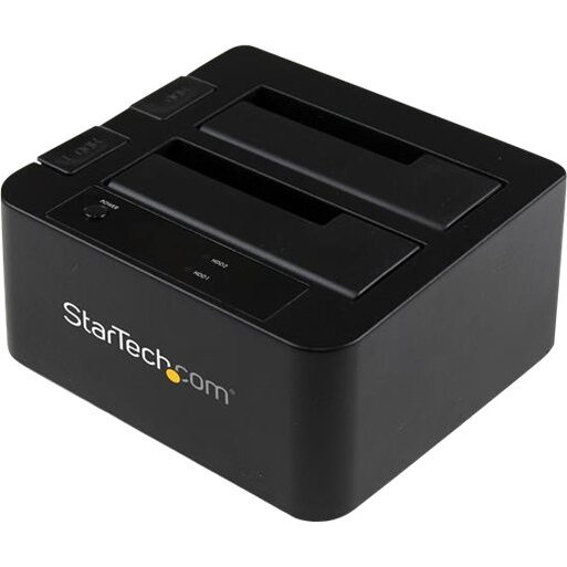 StarTech.com Station d'accueil USB 3.0 / eSATA pour 2 disques durs SATA III de 2,5 / 3,5 - Dock HDD / SSD avec UASP