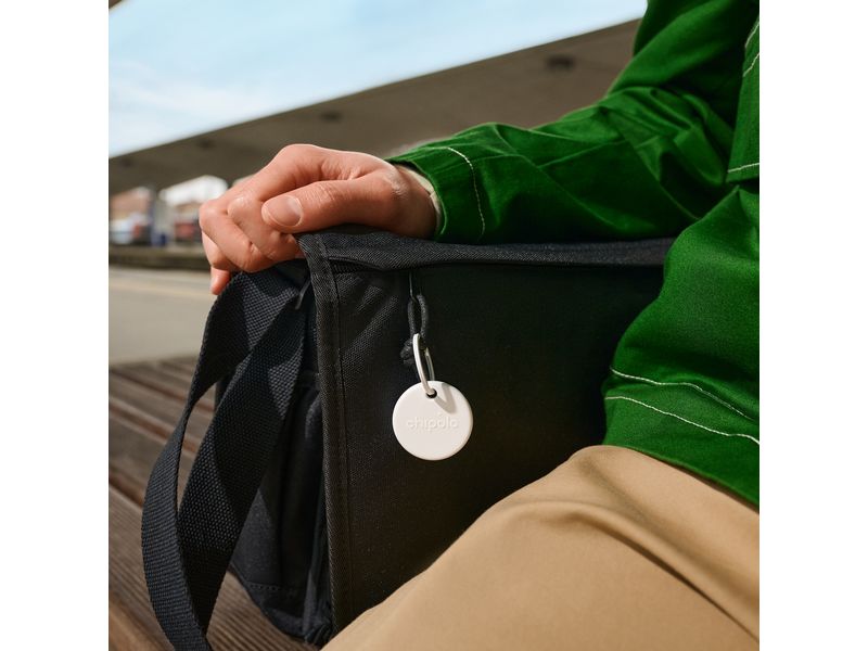 Chipolo Schlüsselfinder POP Weiss Wasserresistenter Keyfinder