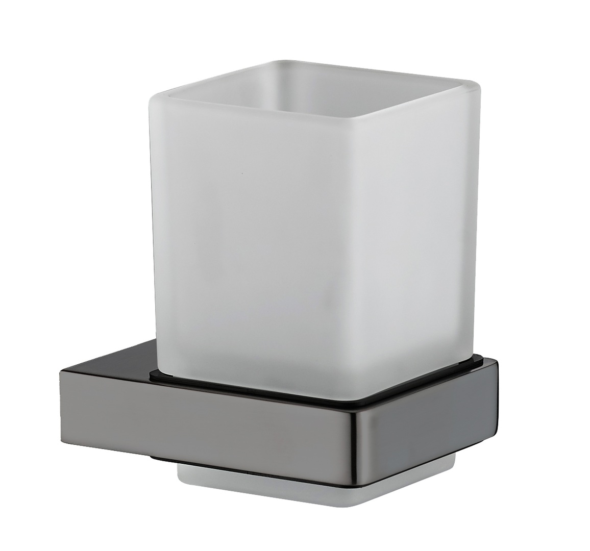 Plieger Altea glashouder met glas geborsteld gunmetal