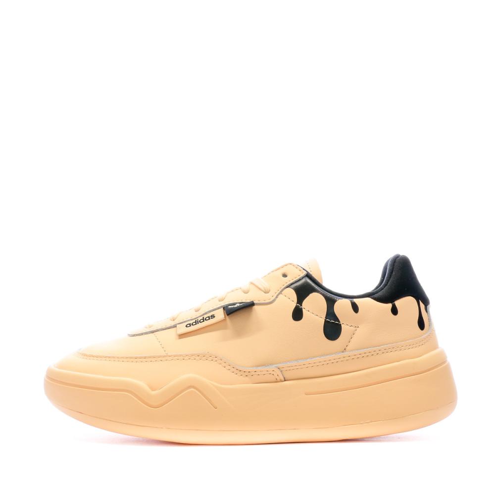 Adidas Baskets Orange Femme Adidas Her Court