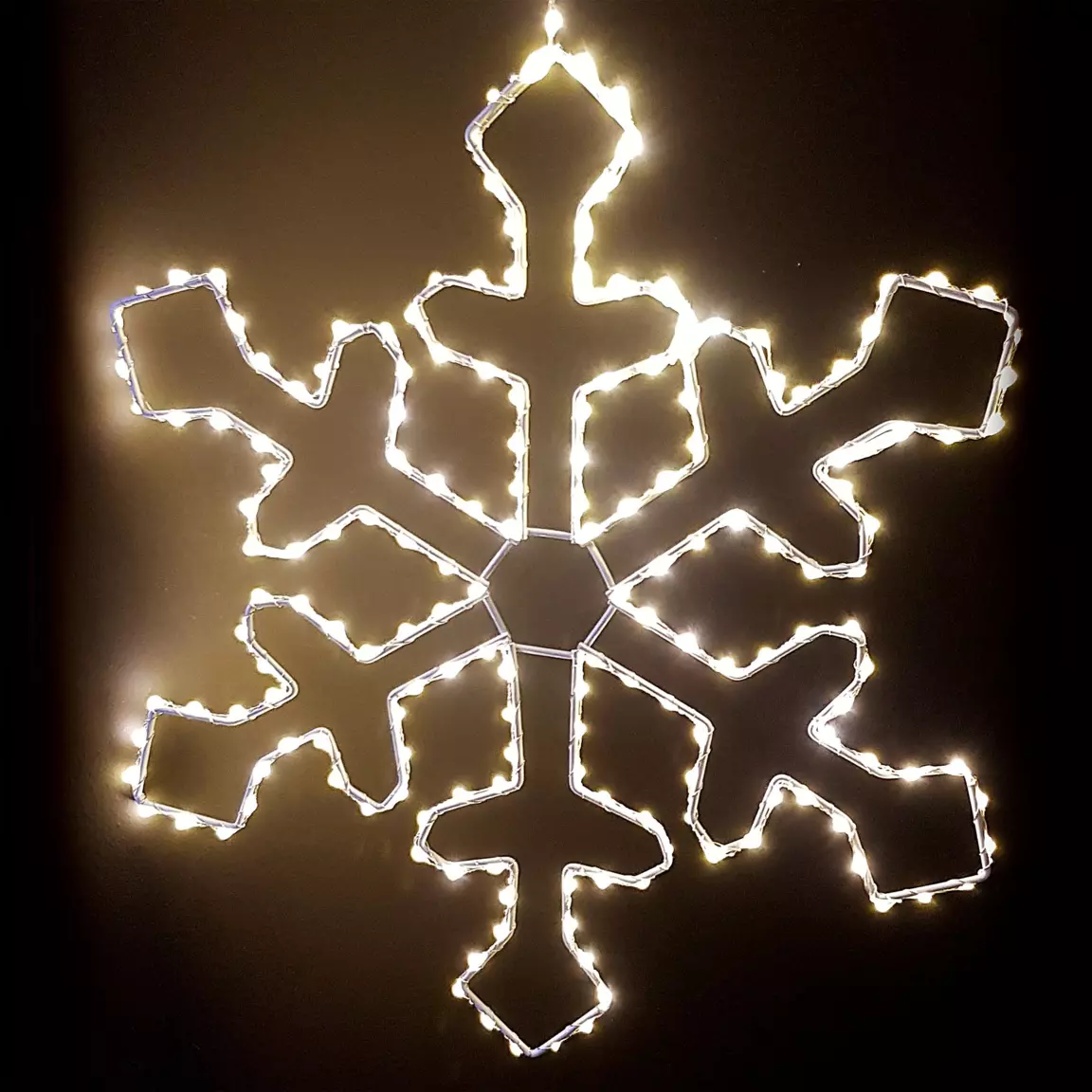 Flocon lumineux à suspendre 220 LED (D37 cm) Everest Blanc chaud