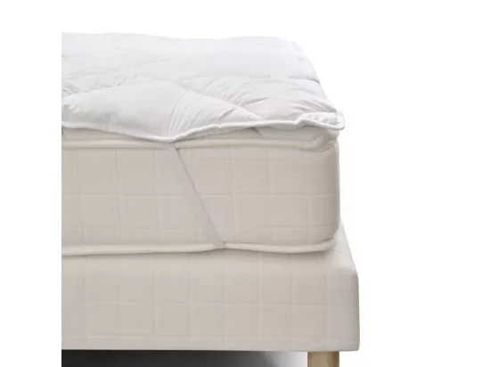 Surmatelas 90x190 cmMoelleux et Respirant - Lavable à 95°C - Enveloppe anti-transpiration