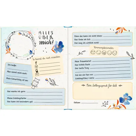 Coppenrath Verlag Freundebuch: Handlettering - Best friends