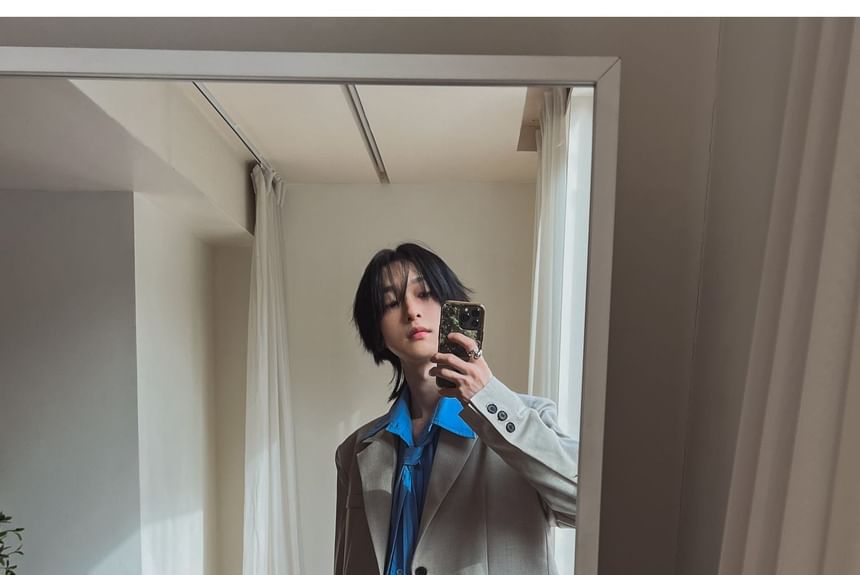 SeoulPop - Unisex effen losse blazer