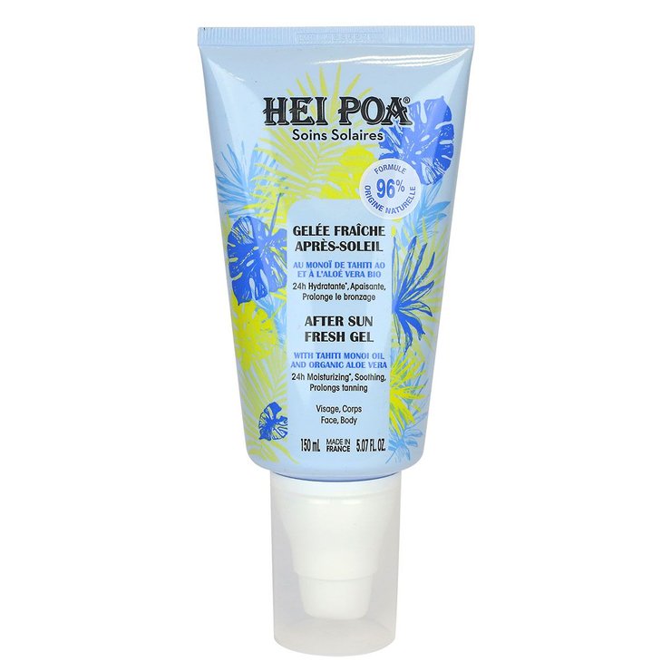 Gelée fraîche après-soleil monoï Tahiti aloé vera bio 150ml