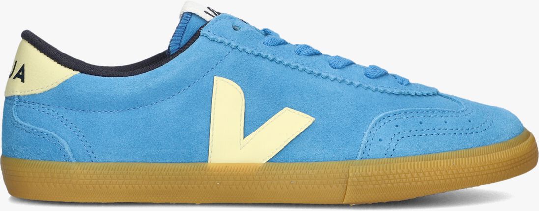 blauwe veja lage sneakers volley