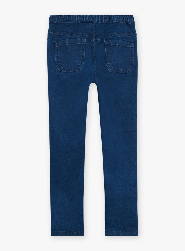 Jean slim bleu en denim