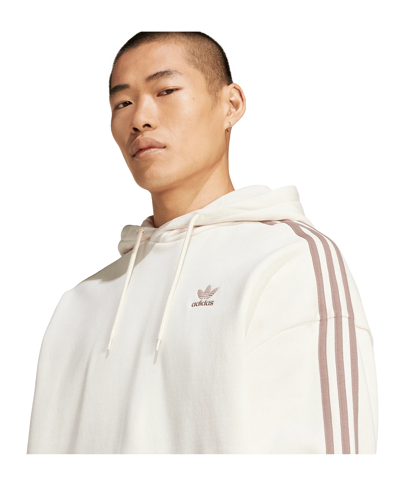 adidas Originals Adicolor Baggy Fit Hoody Weiss
