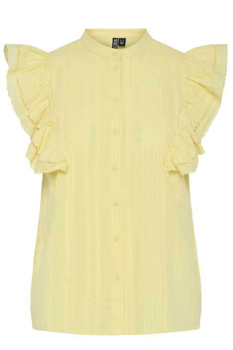 Pieces gele dames blouse